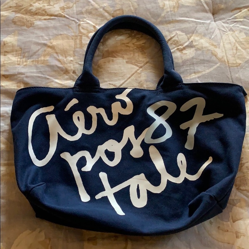 Aeropostale canvas bag with zipper